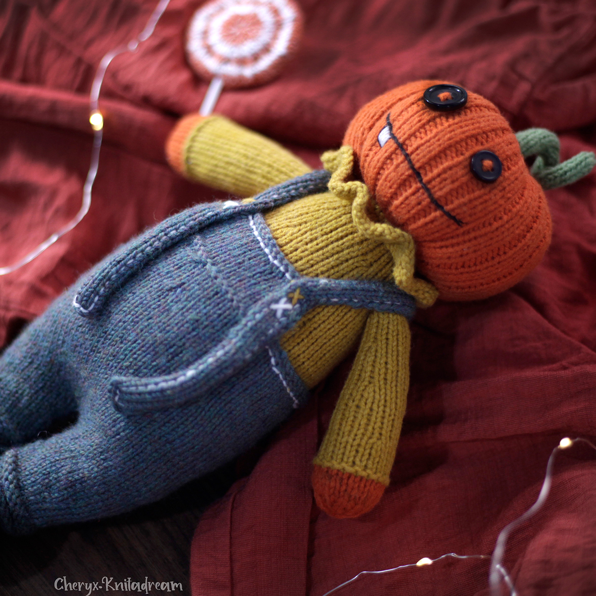 Halloween Pumpkin Knitting Pattern